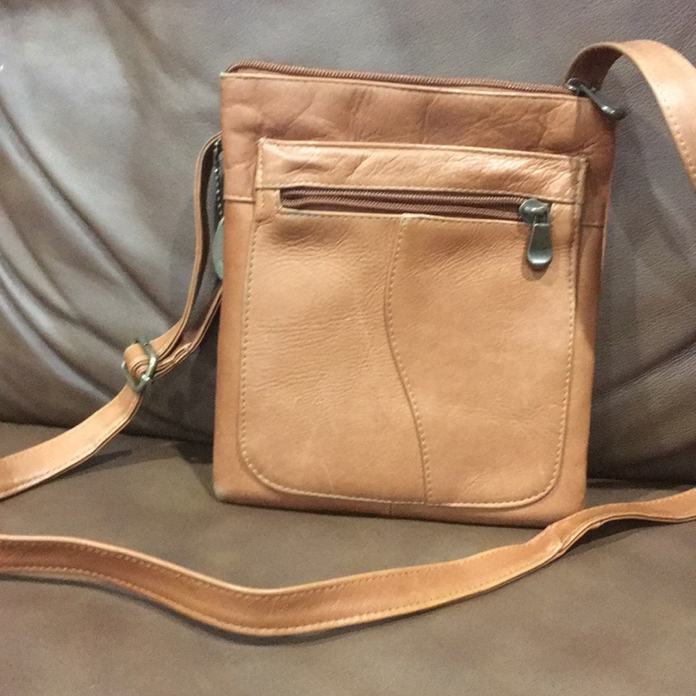 Leather cross body